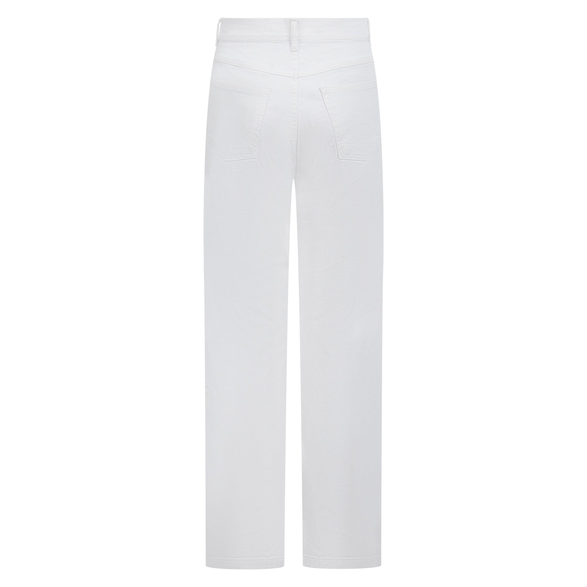 Nina White High Waisted Jeans