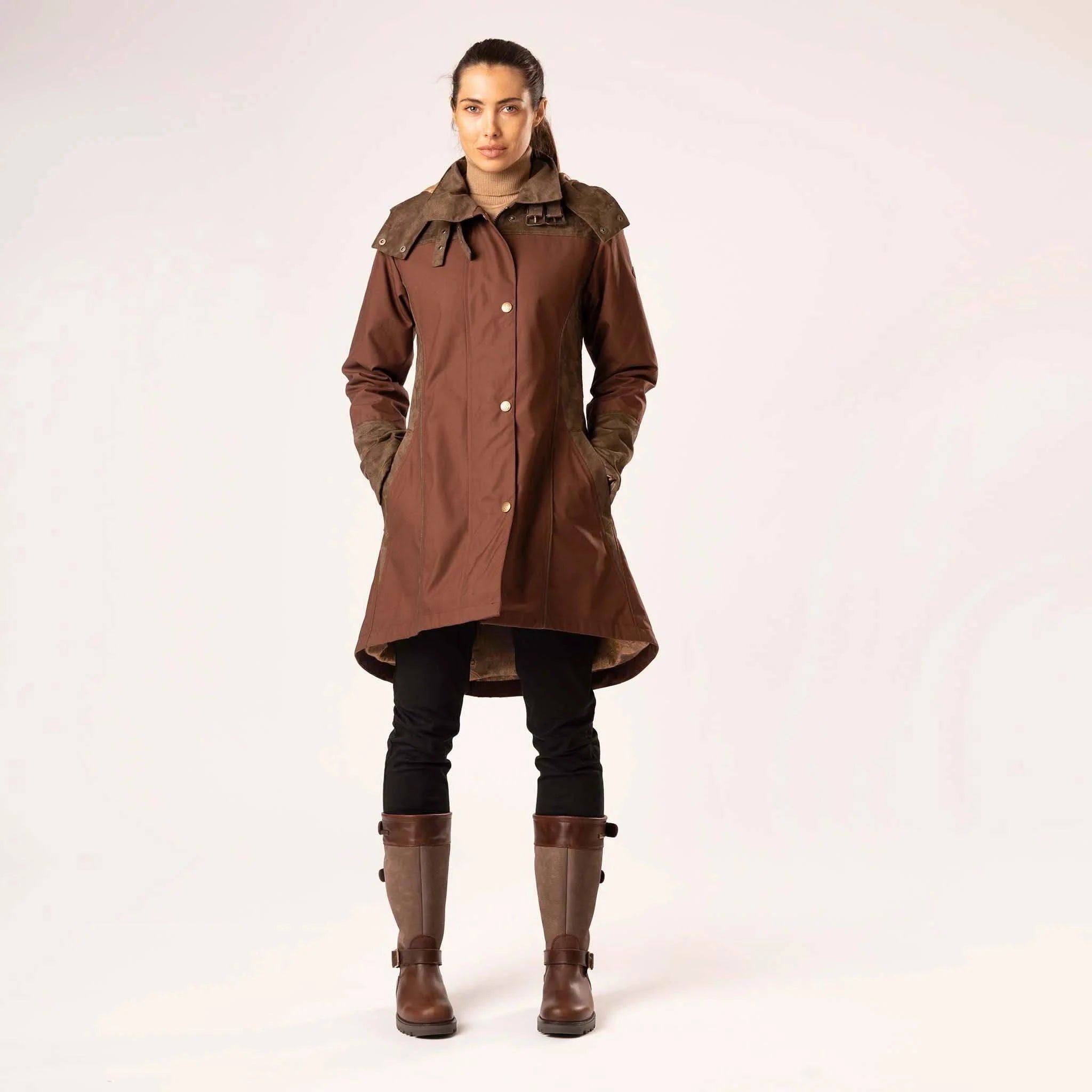 Odette Oak Waterproof Coat - Welligogs