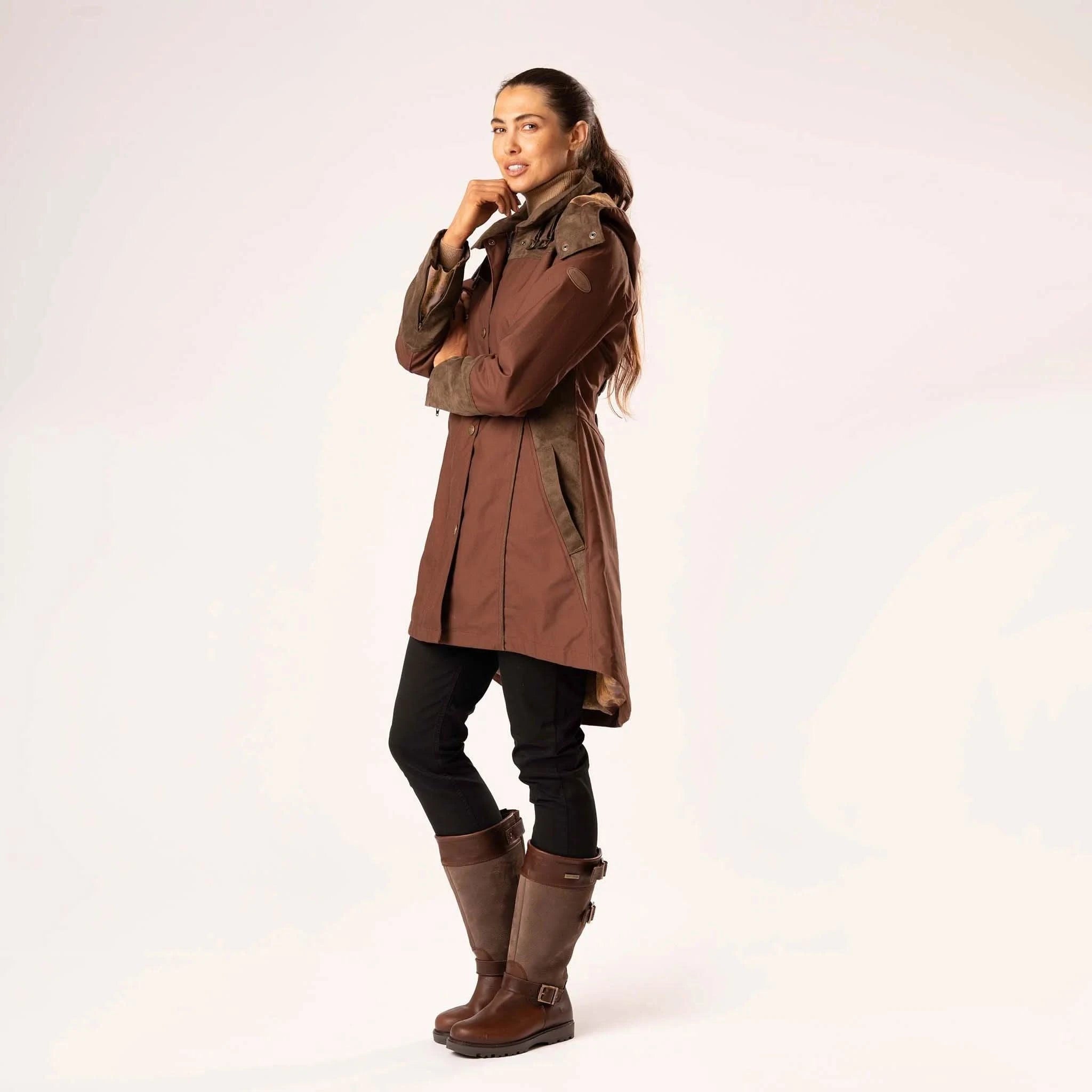 Odette Oak Waterproof Coat - Welligogs