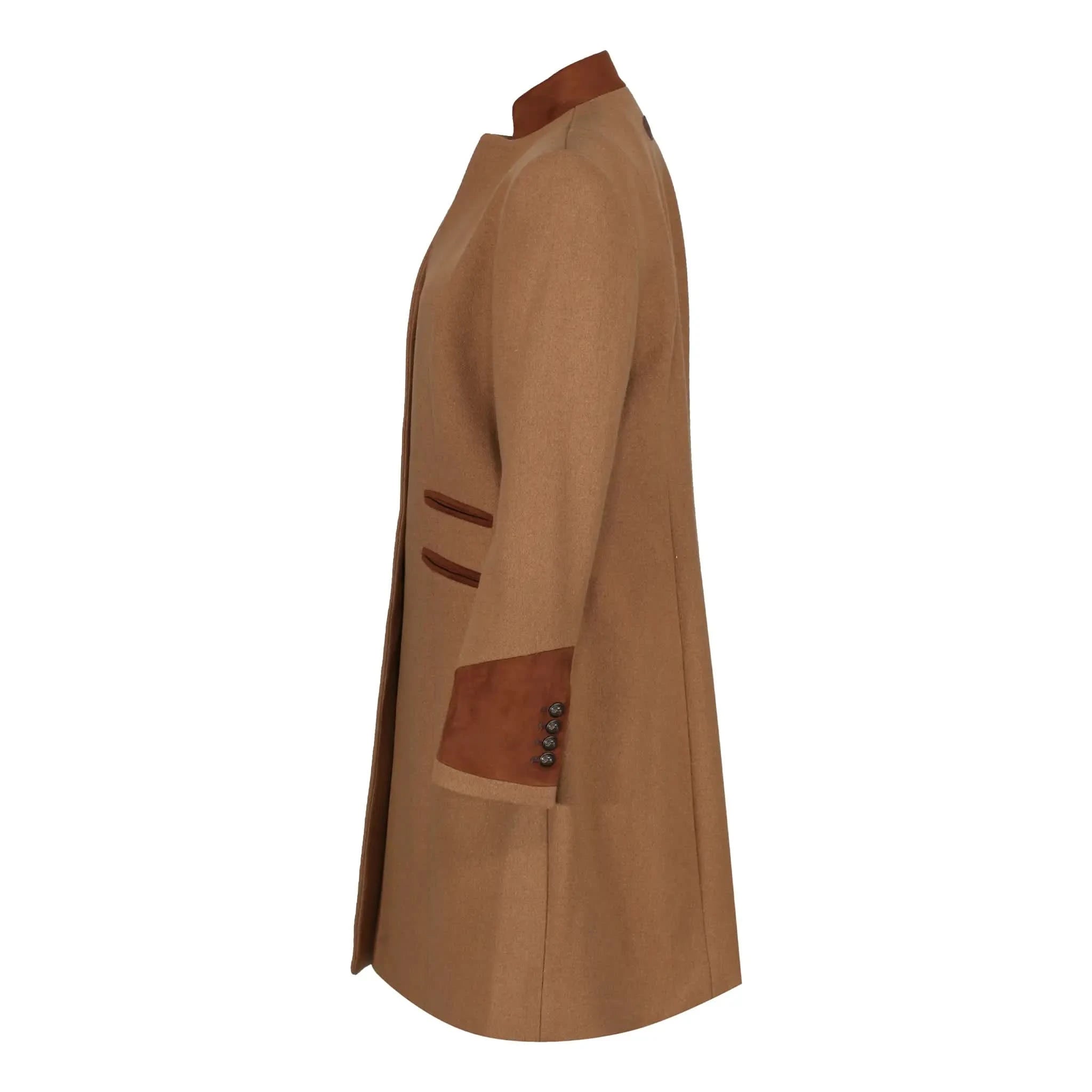 Oxford Camel Wool Coat - Welligogs