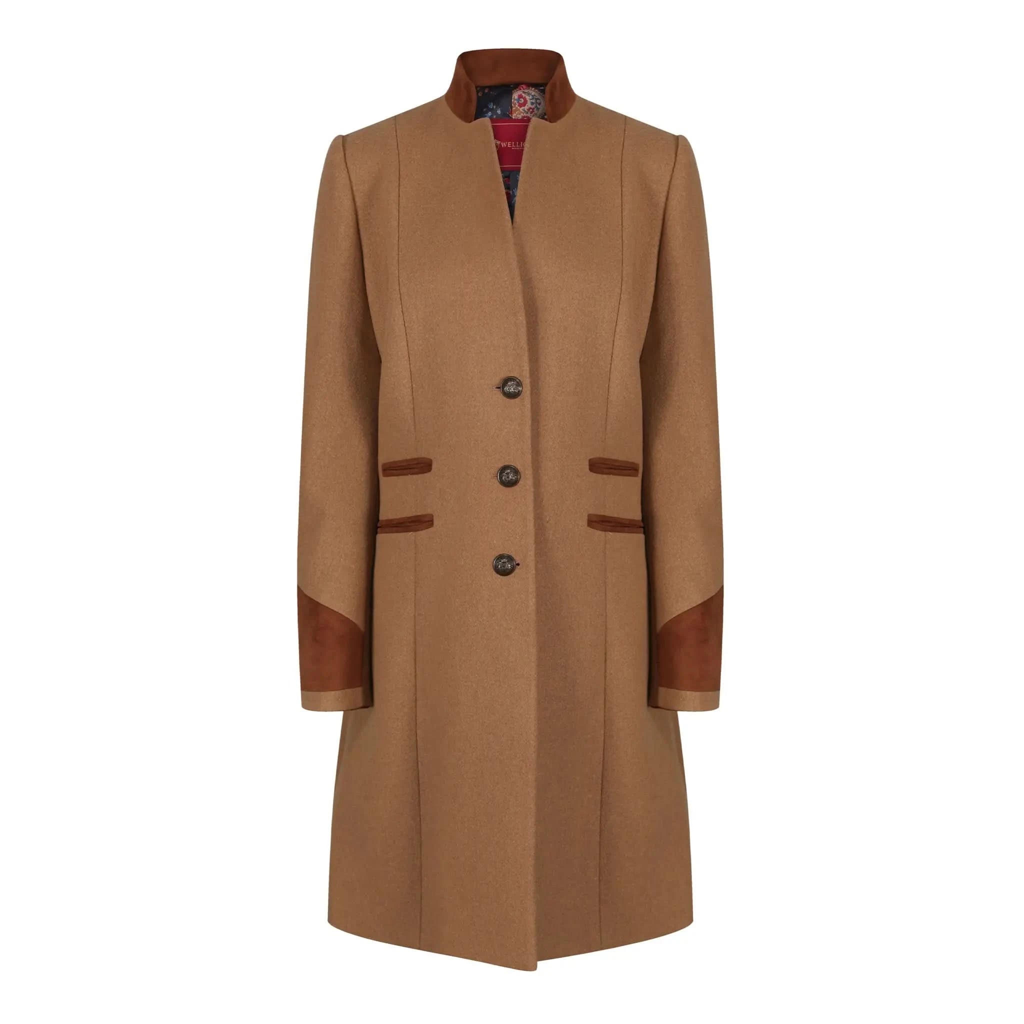 Oxford Camel Wool Coat - Welligogs