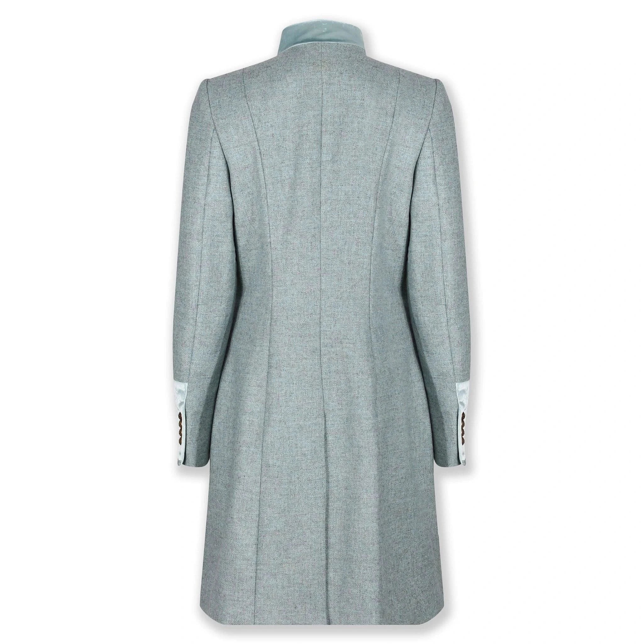 Oxford Duck Egg Blue Wool Coat - Welligogs