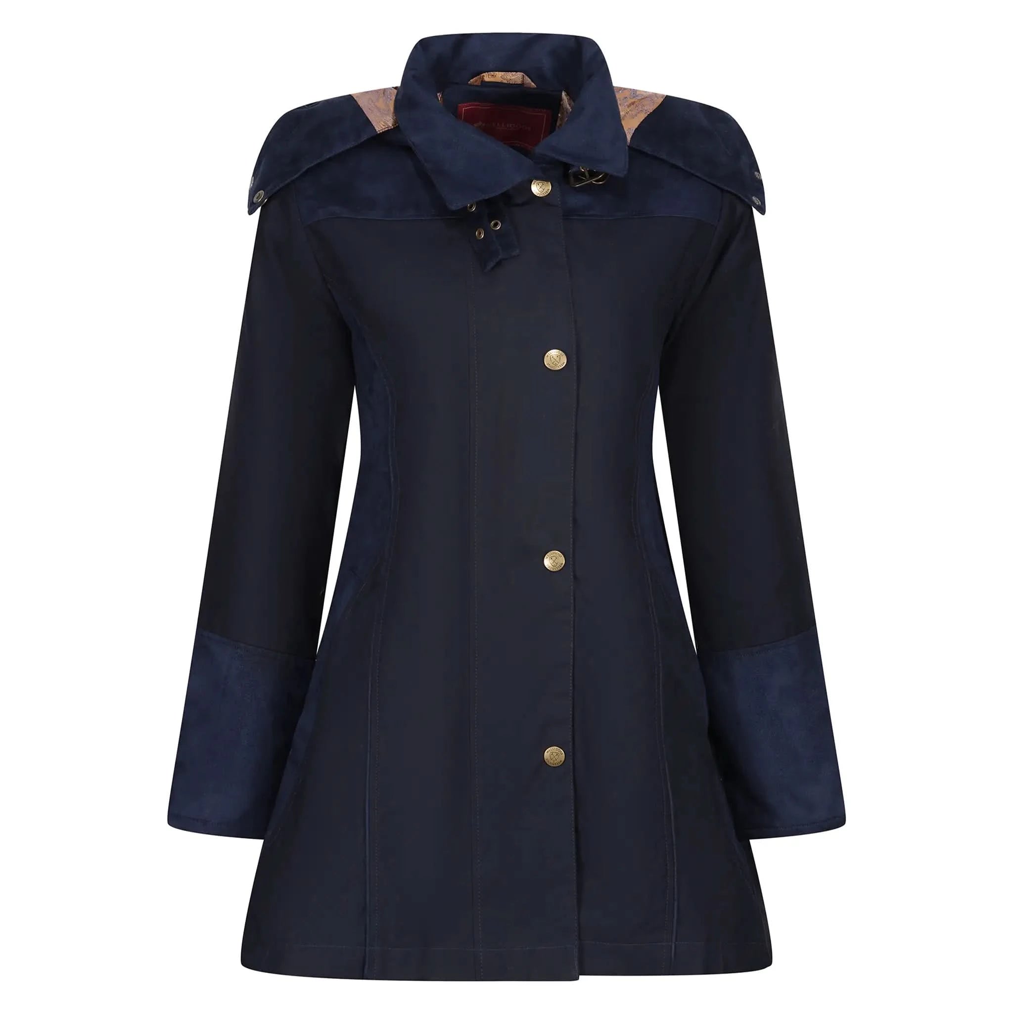 Perdita Navy Waterproof Coat - Welligogs