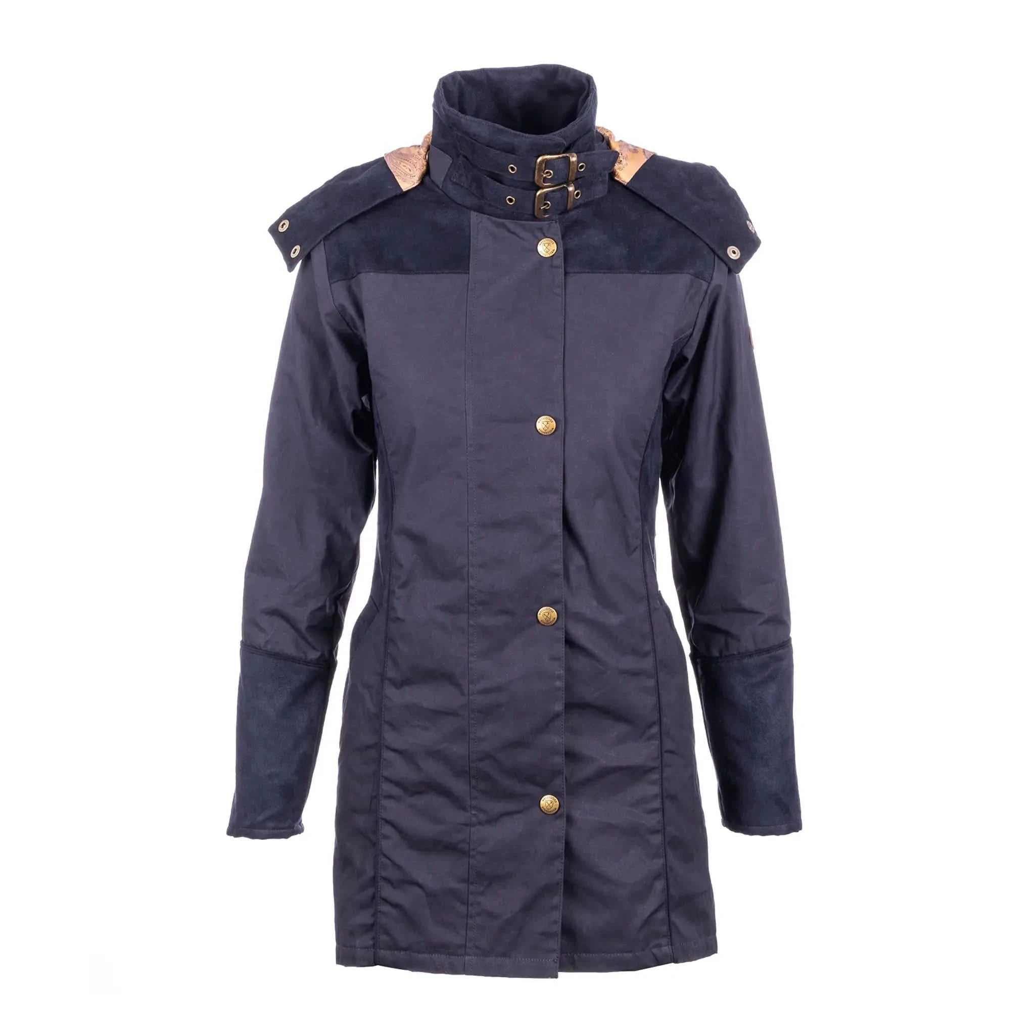 Perdita Navy Waterproof Coat - Welligogs