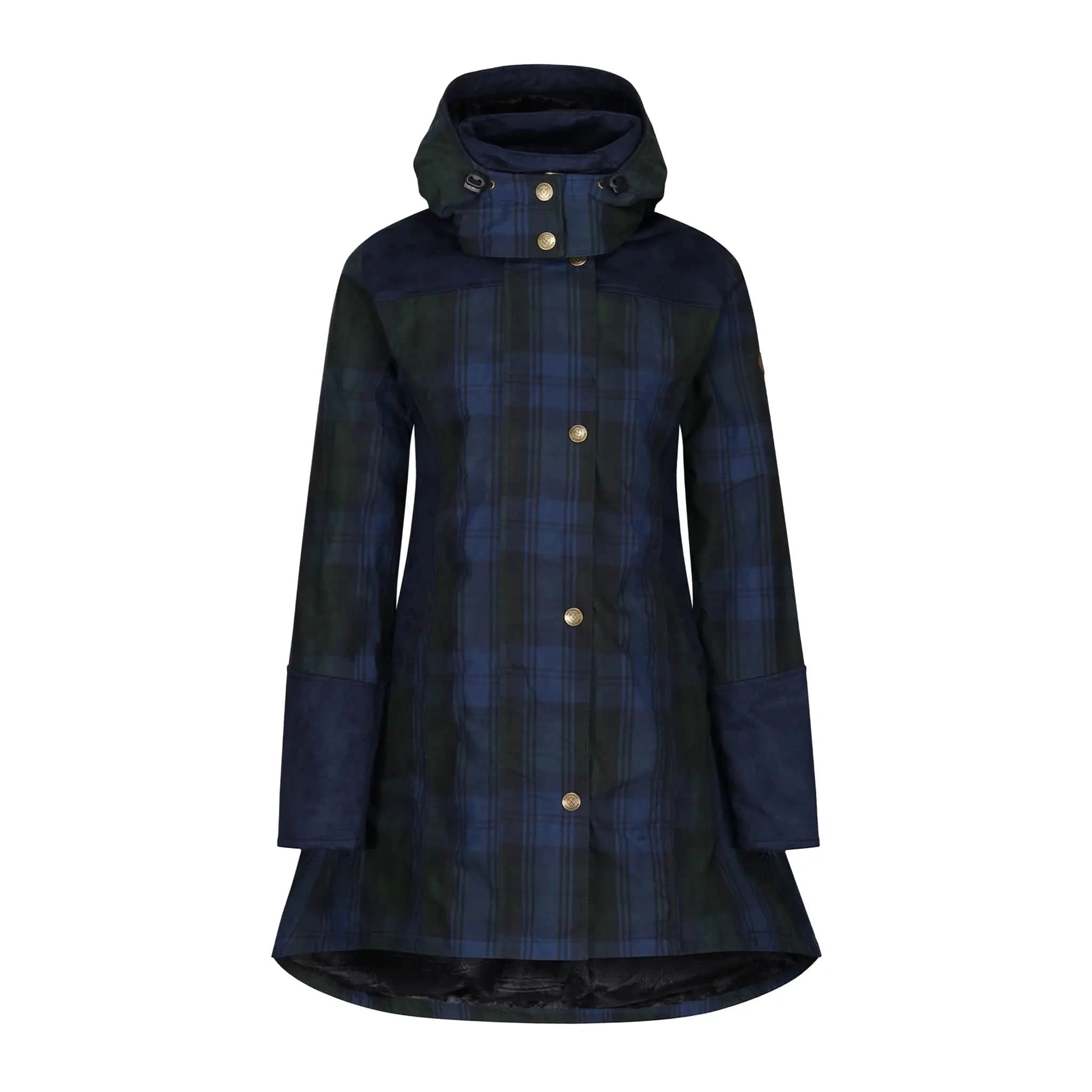 Perdita Check Waterproof Coat - Welligogs