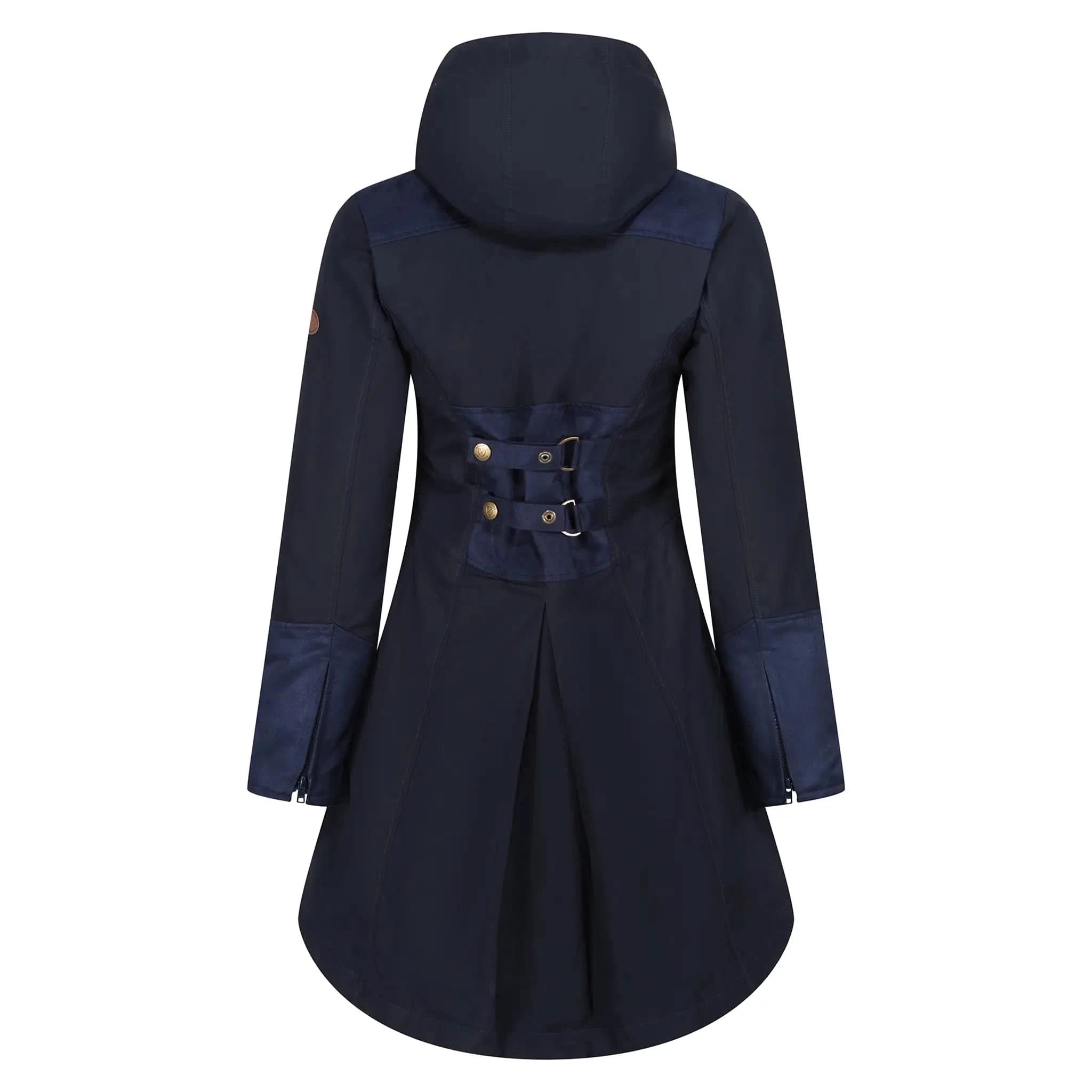 Perdita Navy Waterproof Coat - Welligogs