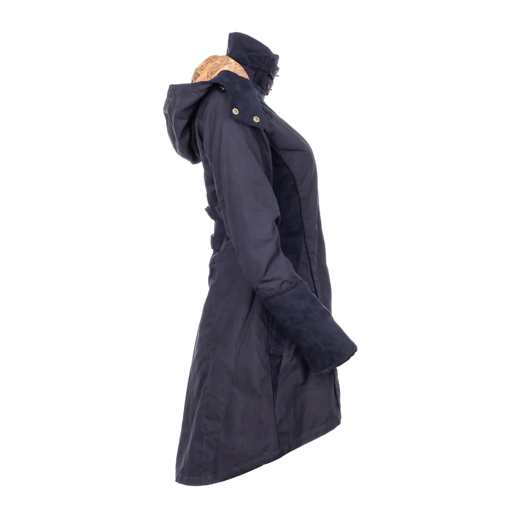 Perdita Navy Waterproof Coat - Welligogs