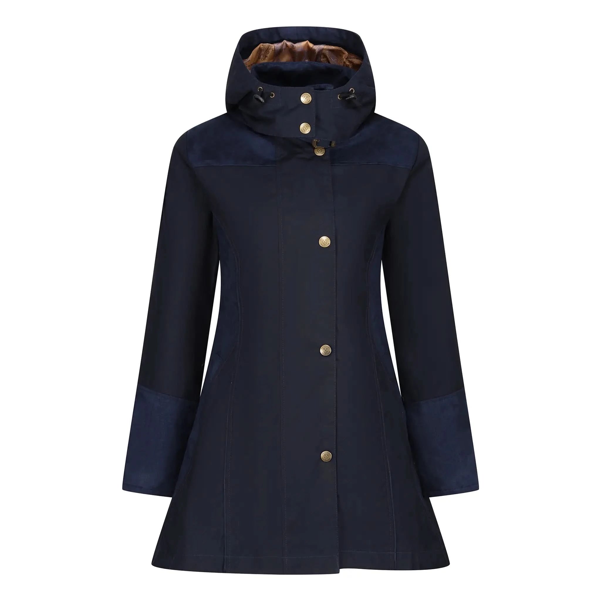 Perdita Navy Waterproof Coat - Welligogs