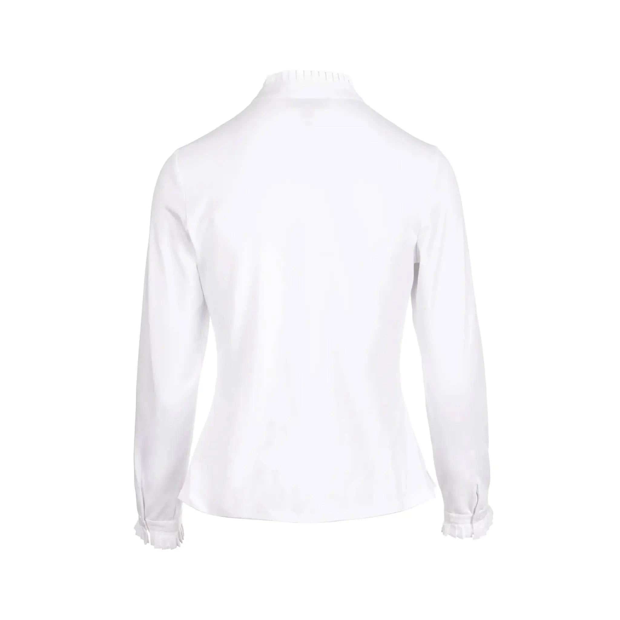 Phoebe White Frill Shirt - Welligogs