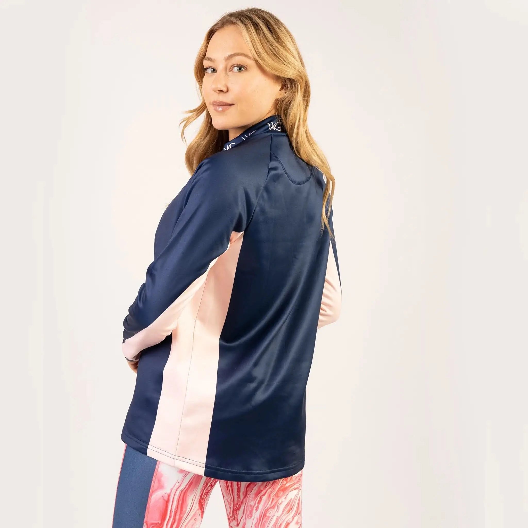 WG Flex Sustainable Pink Marble Zipped Jacket - Welligogs