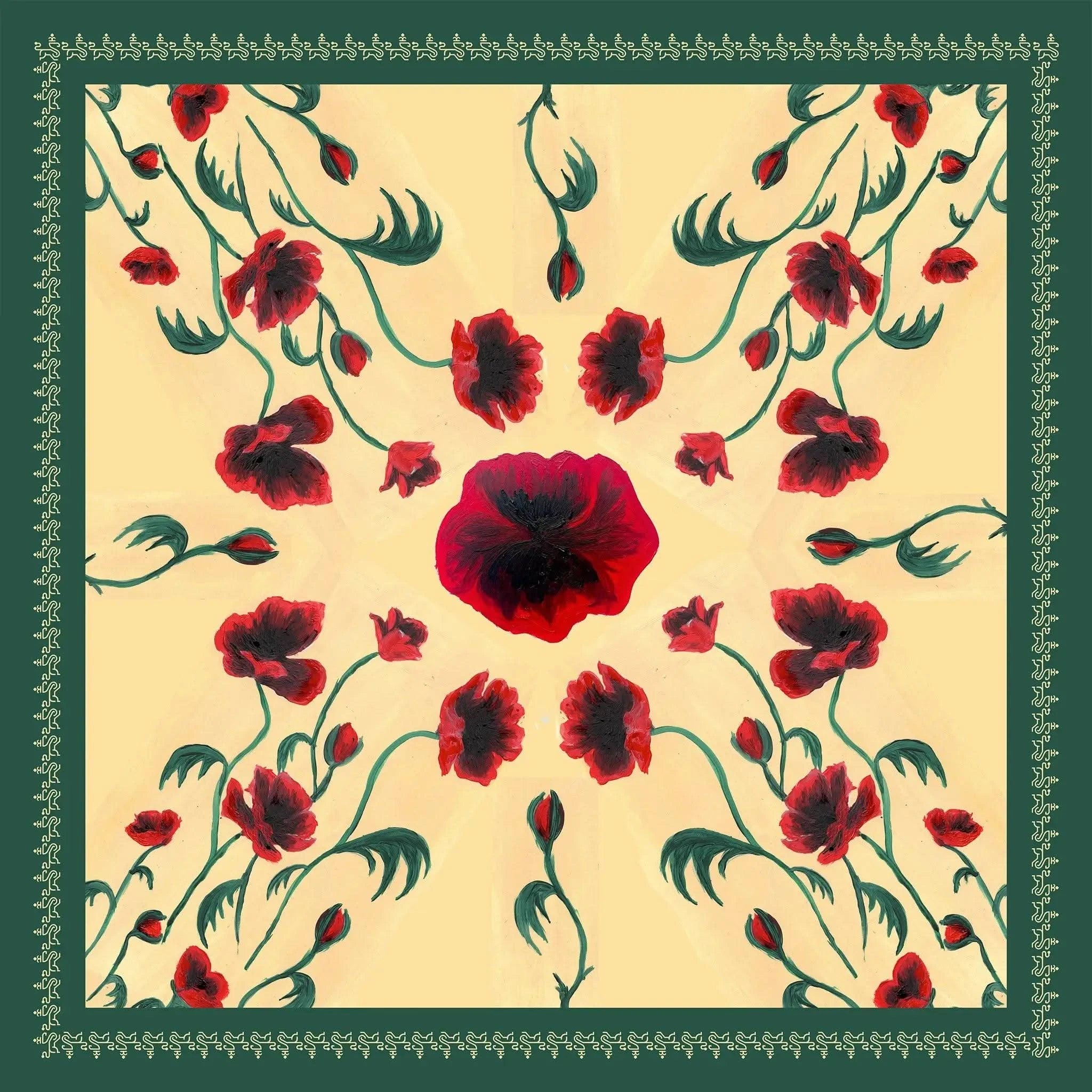 Poppy Square Scarf - Welligogs