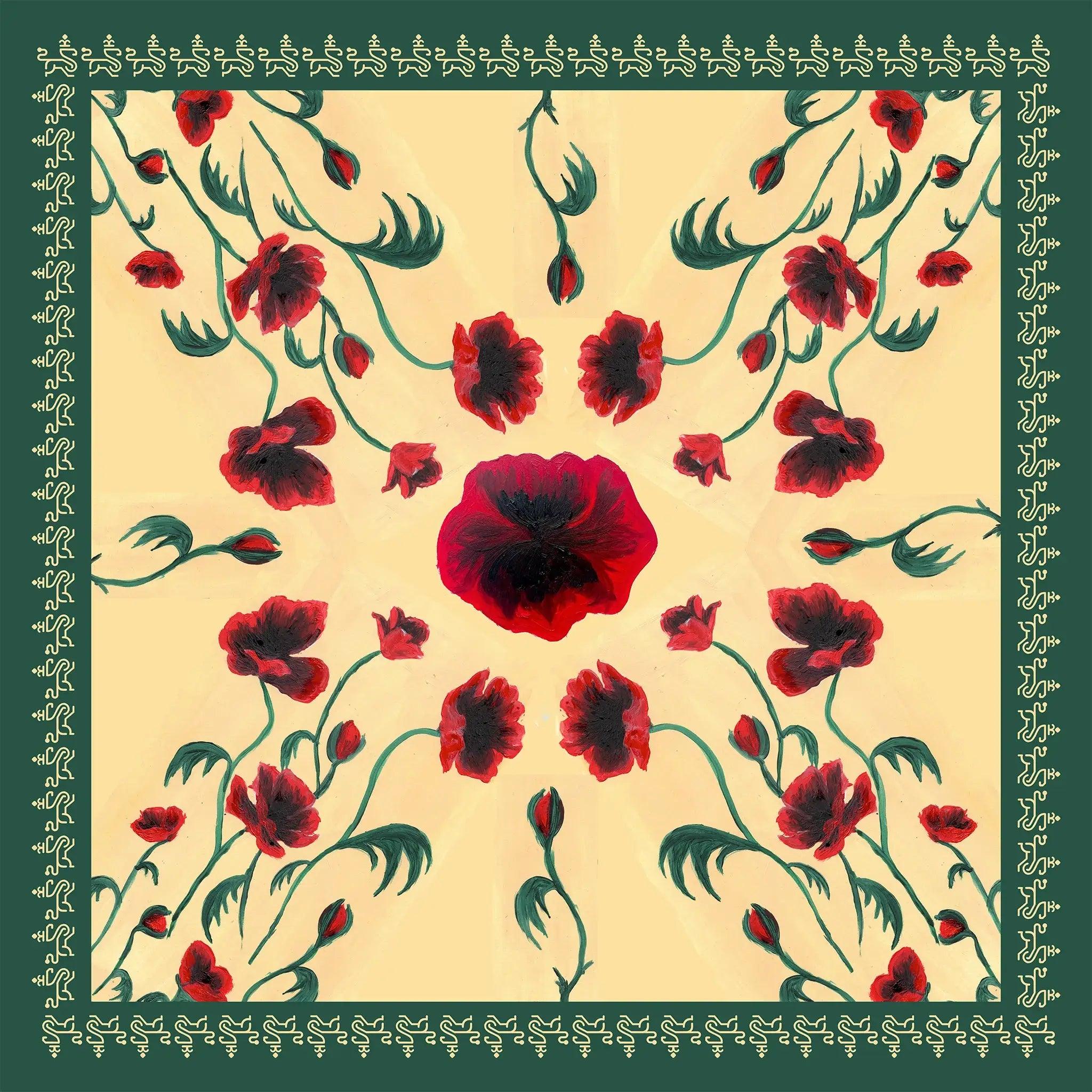 Poppy Prairie Scarf - Welligogs