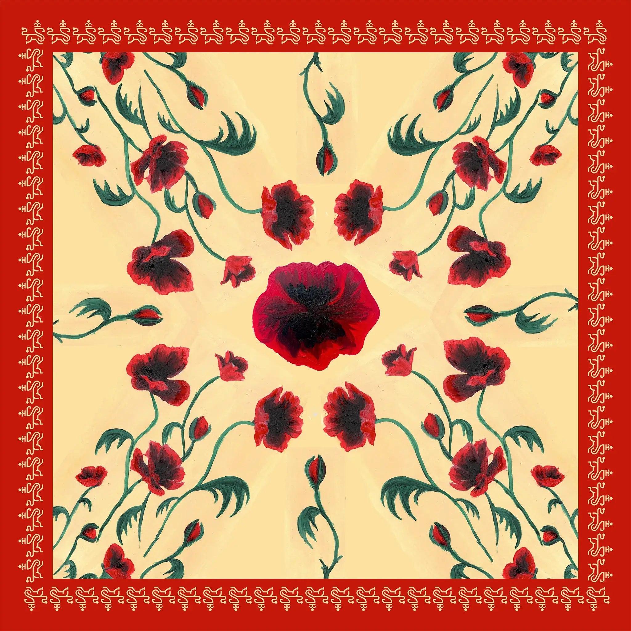 Poppy Prairie Scarf - Welligogs