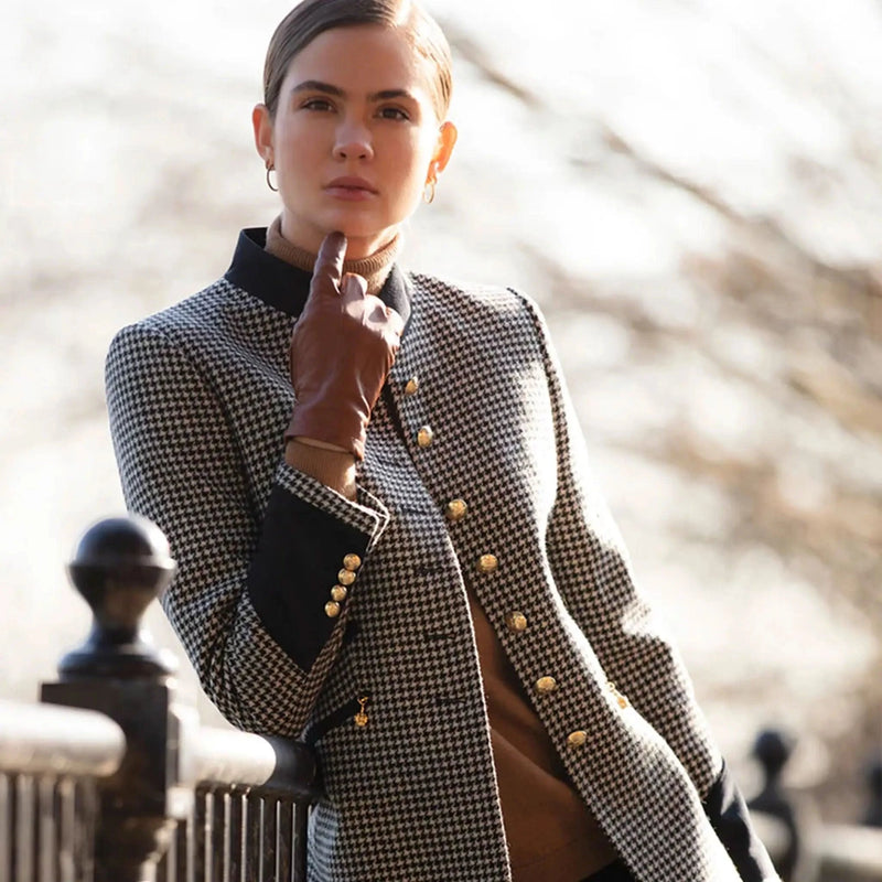 Knightsbridge Houndstooth Wool Jacket