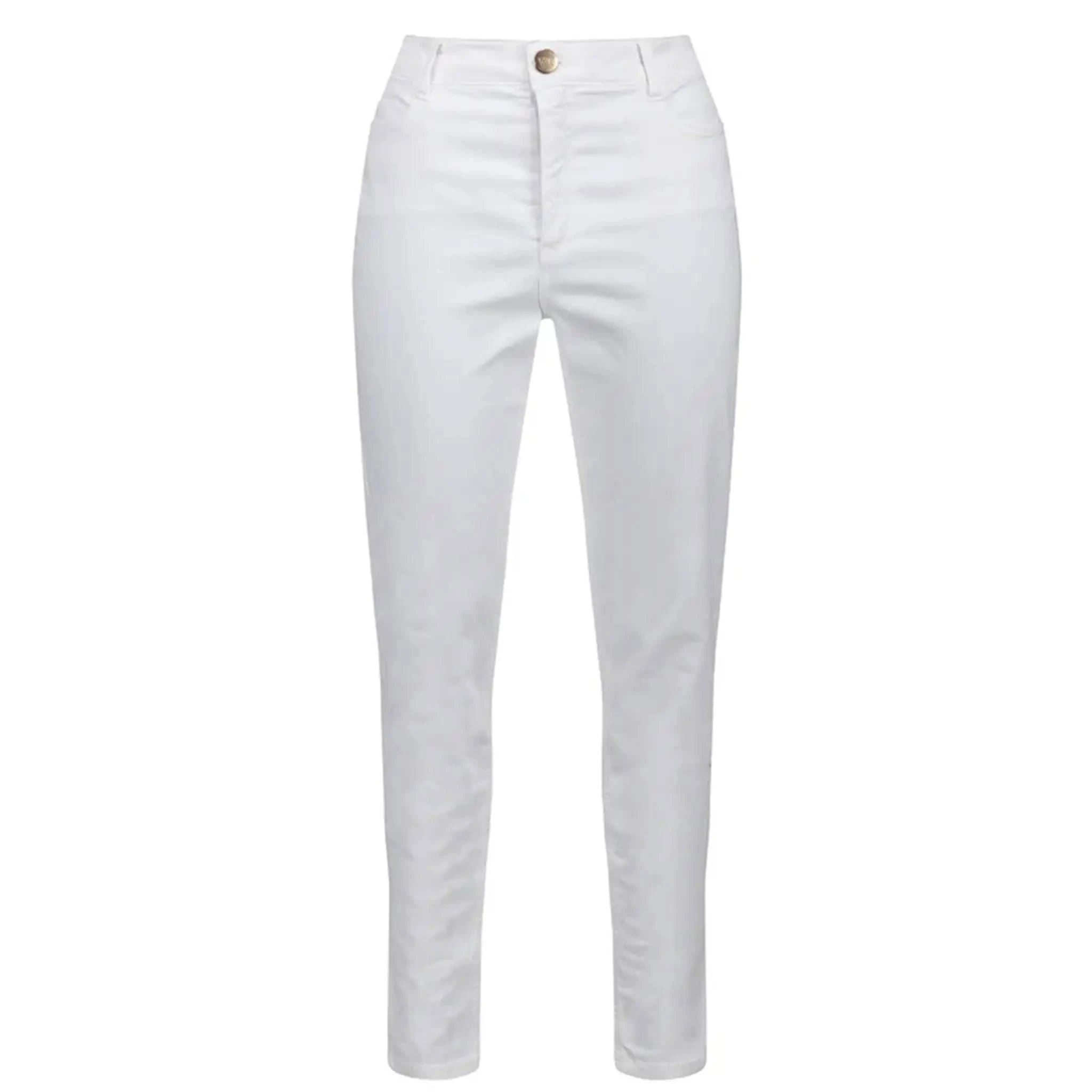 Icon White High Waisted Jeans - Welligogs