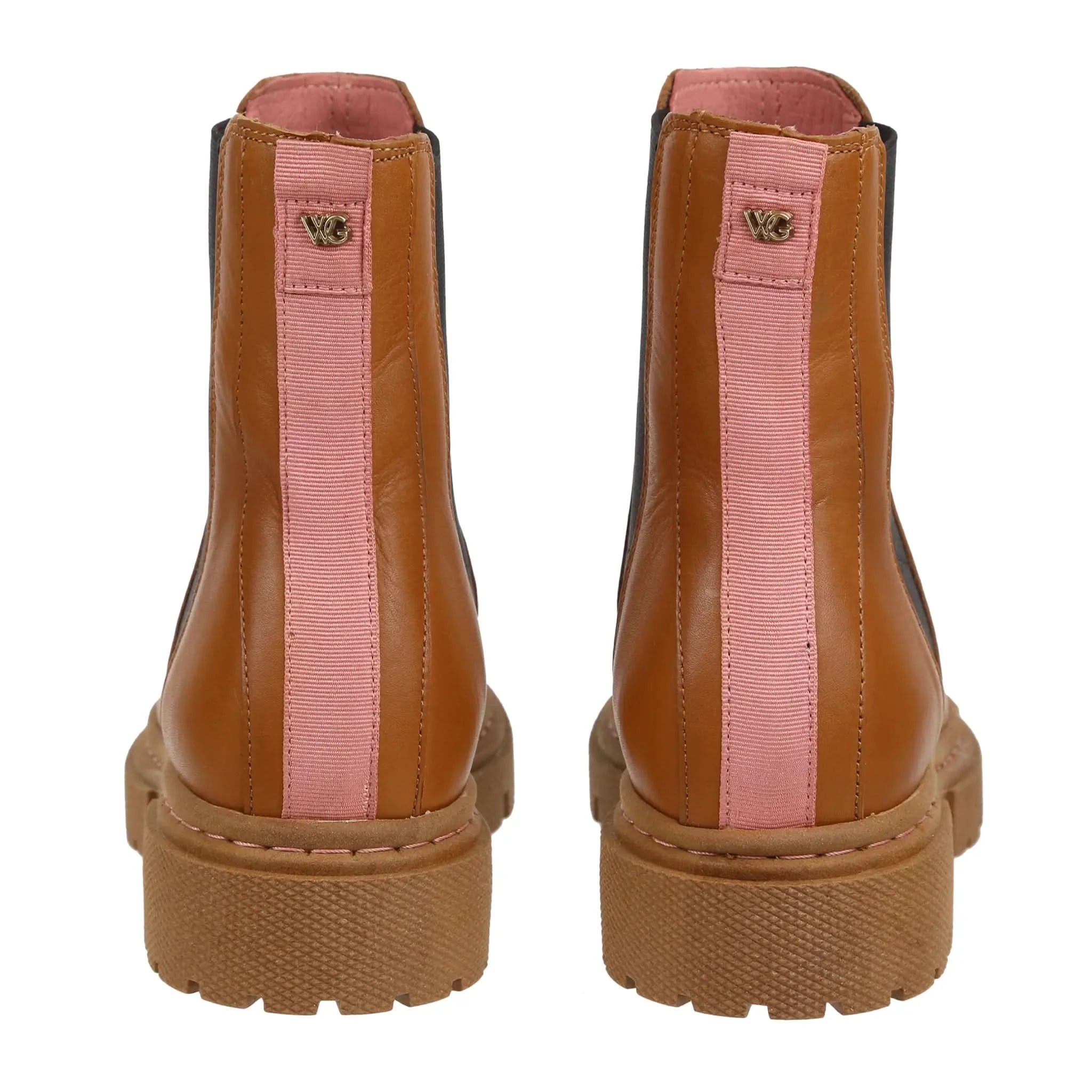 Rio Tan Chunky Boots - Welligogs