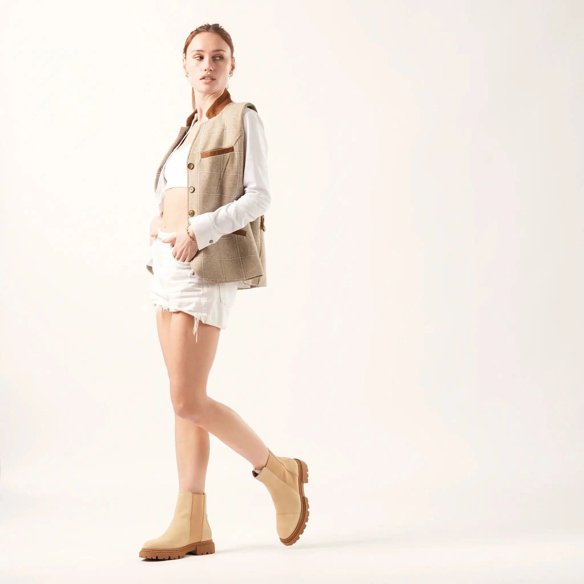 Rio Latte Chunky Boots - Welligogs