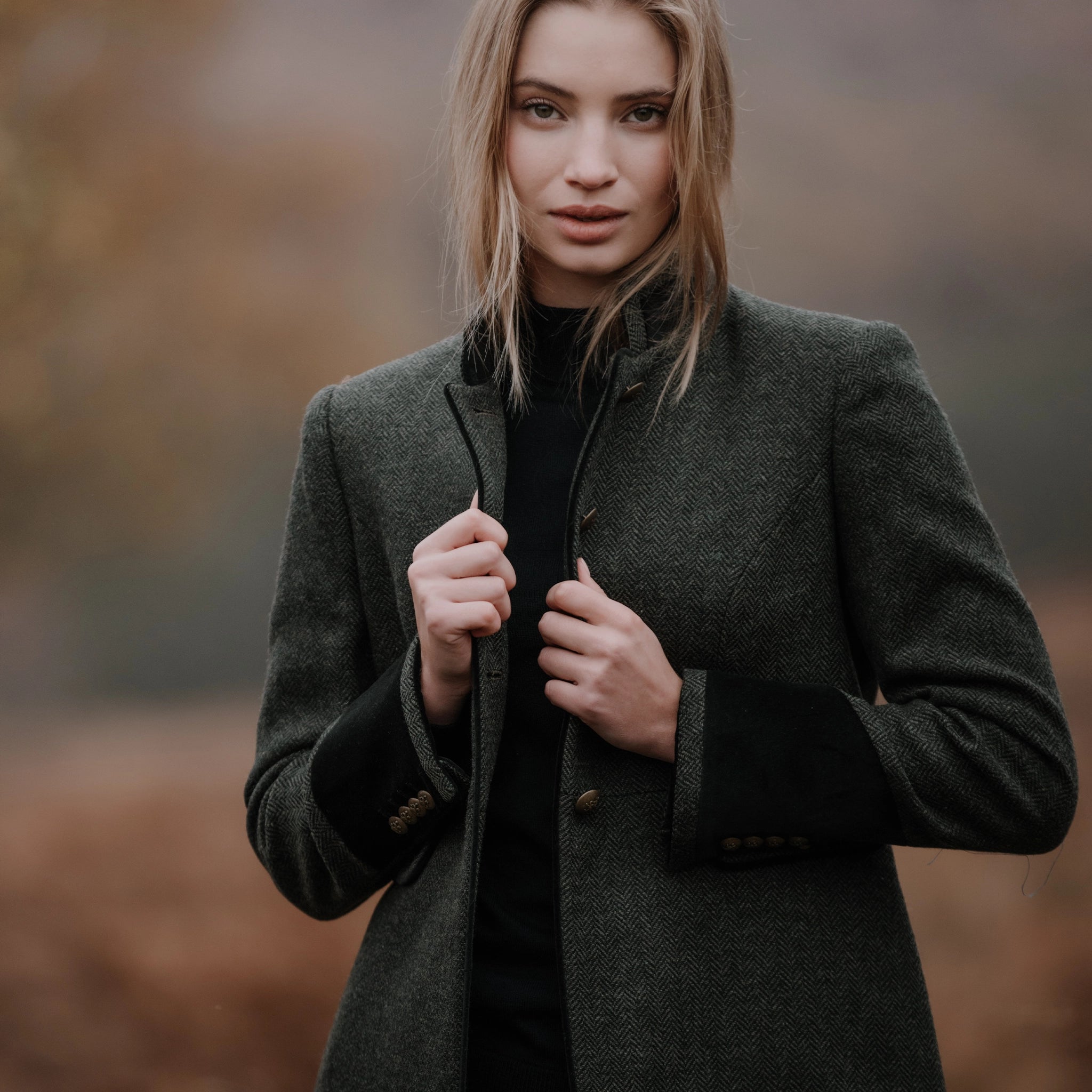 Savannah Khaki Wool Coat