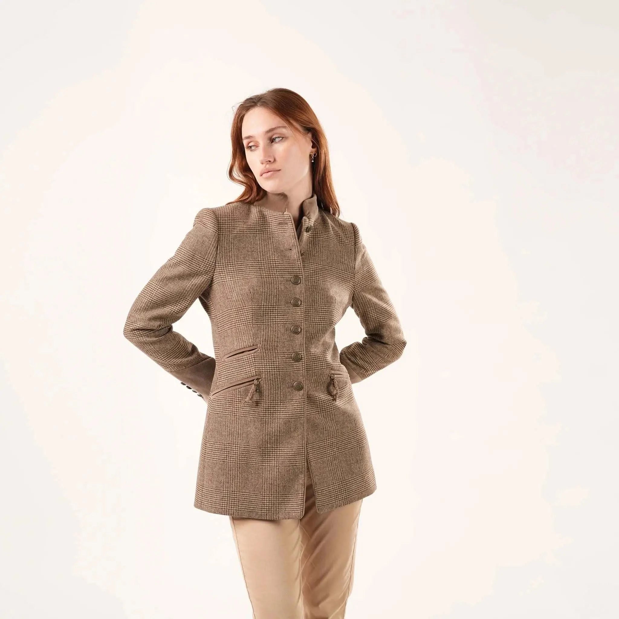 Balmoral Mocha Tailored Jacket - Welligogs