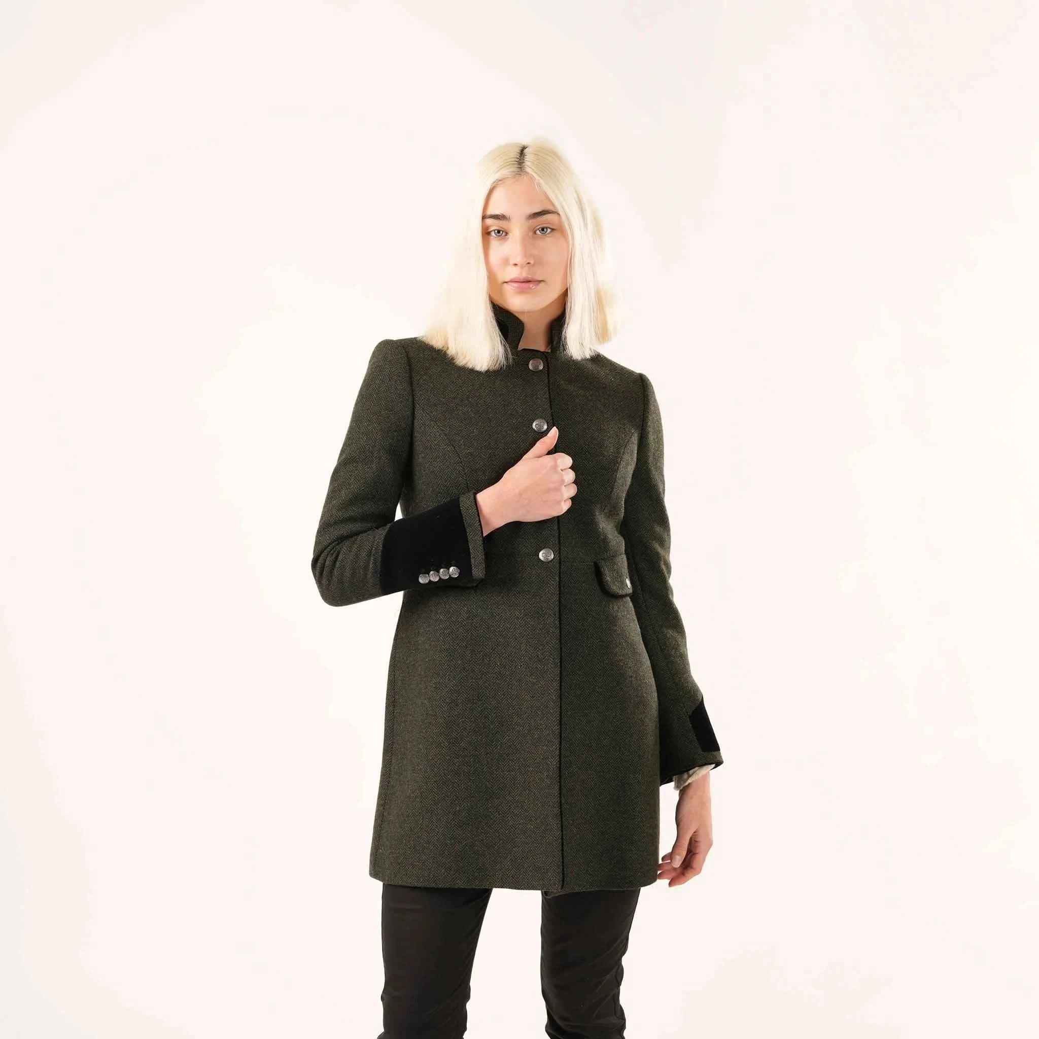 Savannah Khaki Wool Coat - Welligogs