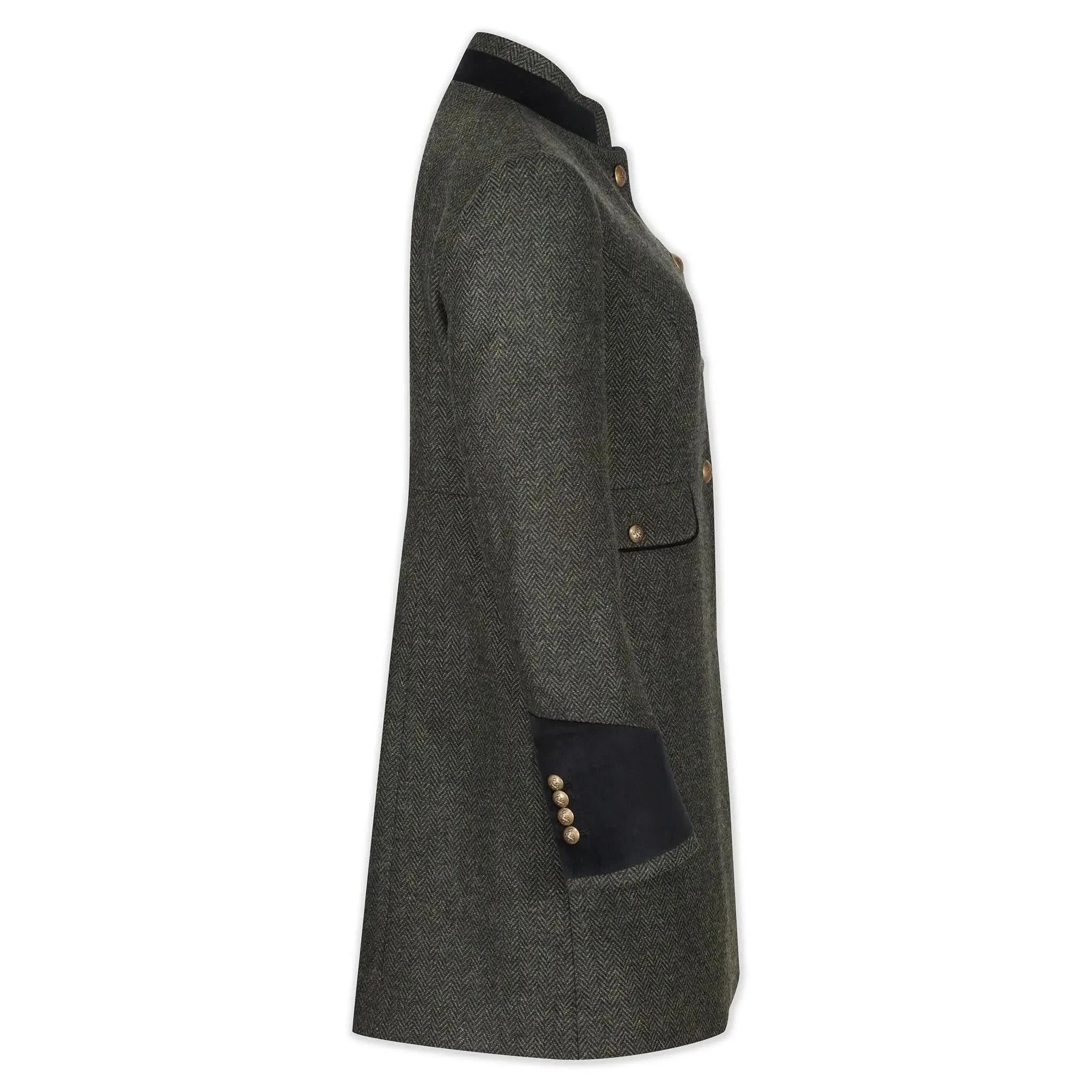 Savannah Khaki Wool Coat - Welligogs