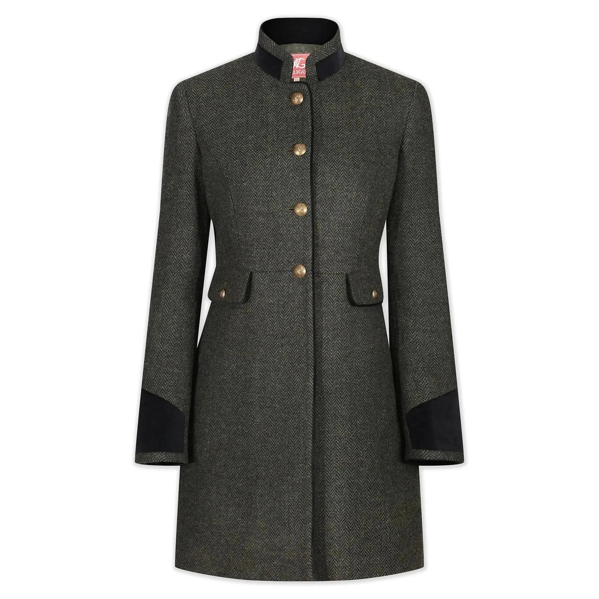 Savannah Khaki Wool Coat - Welligogs