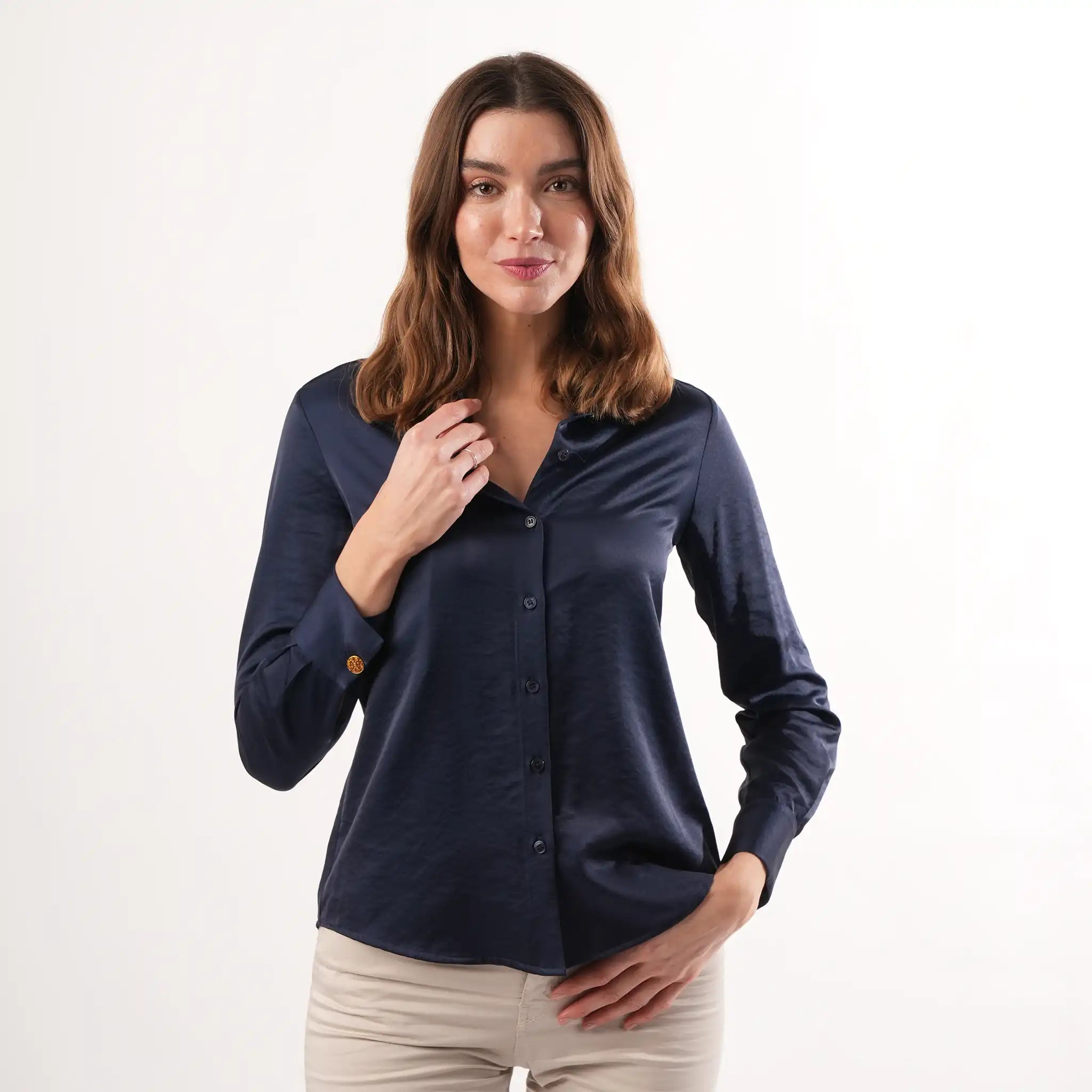 Selsey Navy Blouse