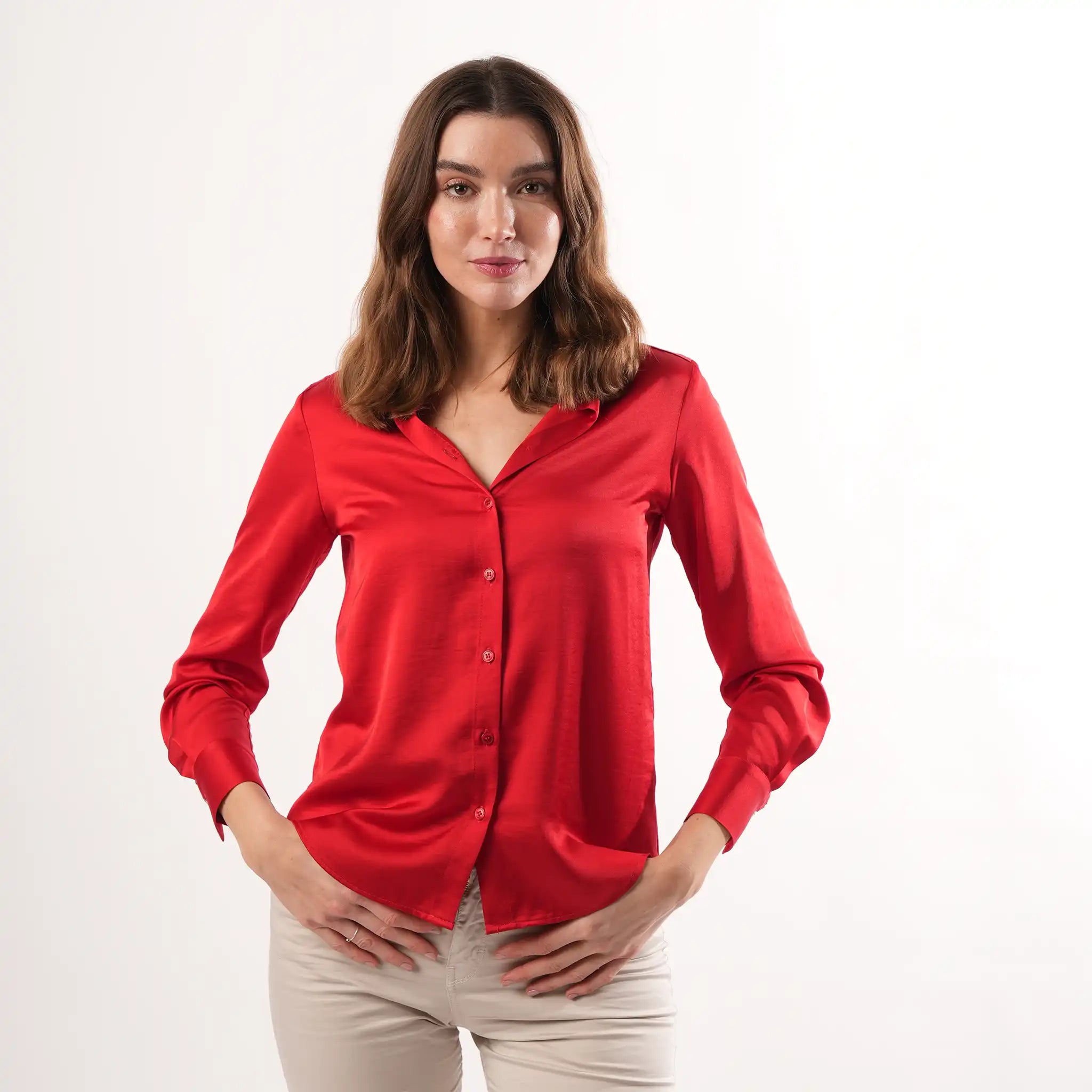 Selsey Red Blouse