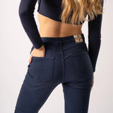 Icon Navy High Waisted Jeans