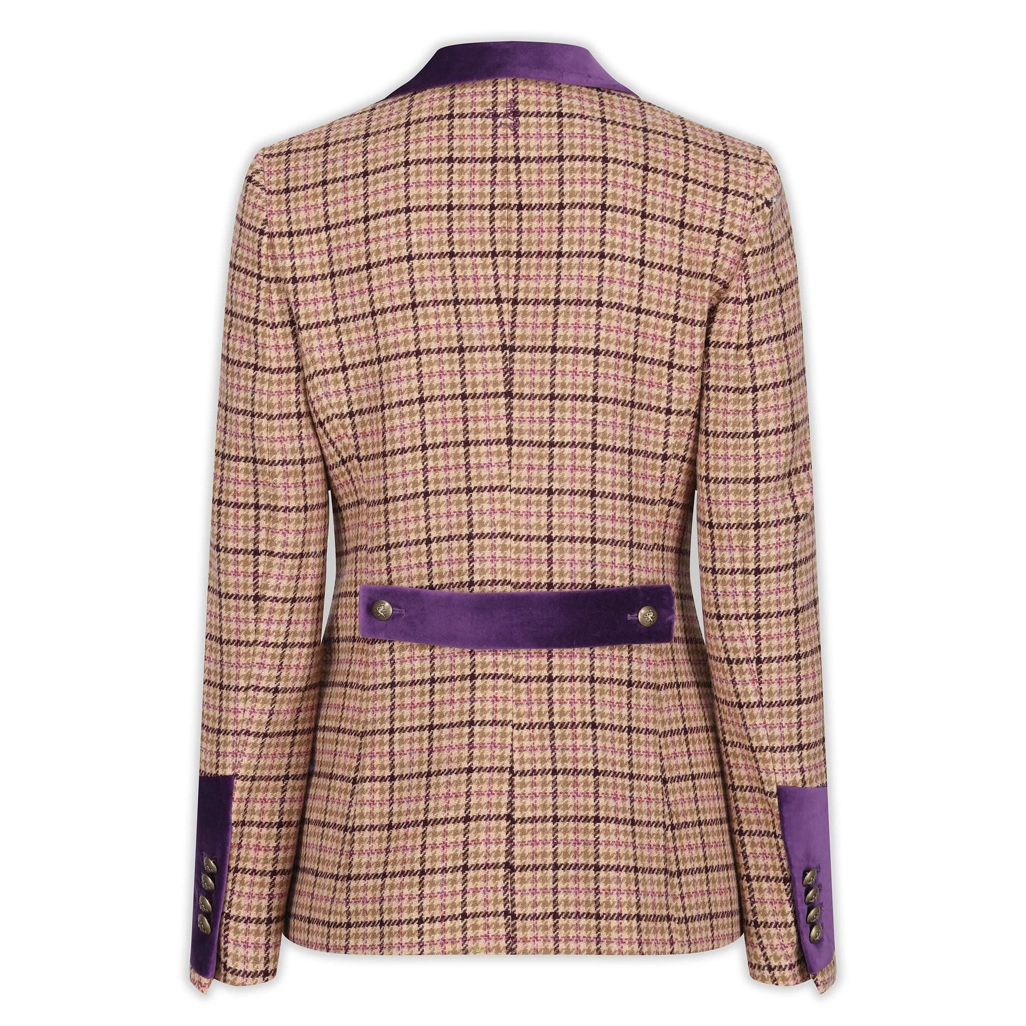 Checked wool shops jacket