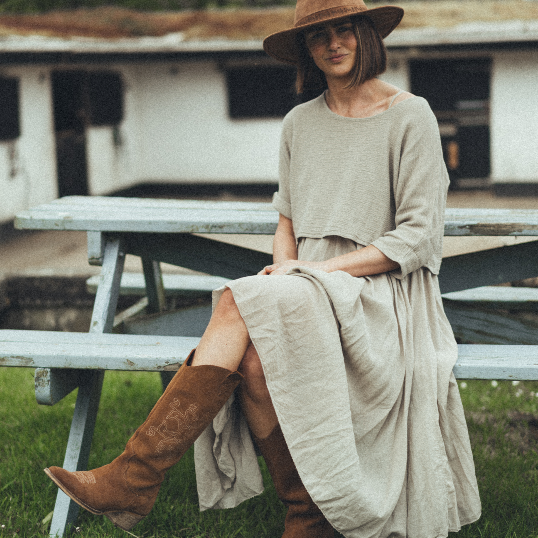 Layered Wheat Dress - Welligogs