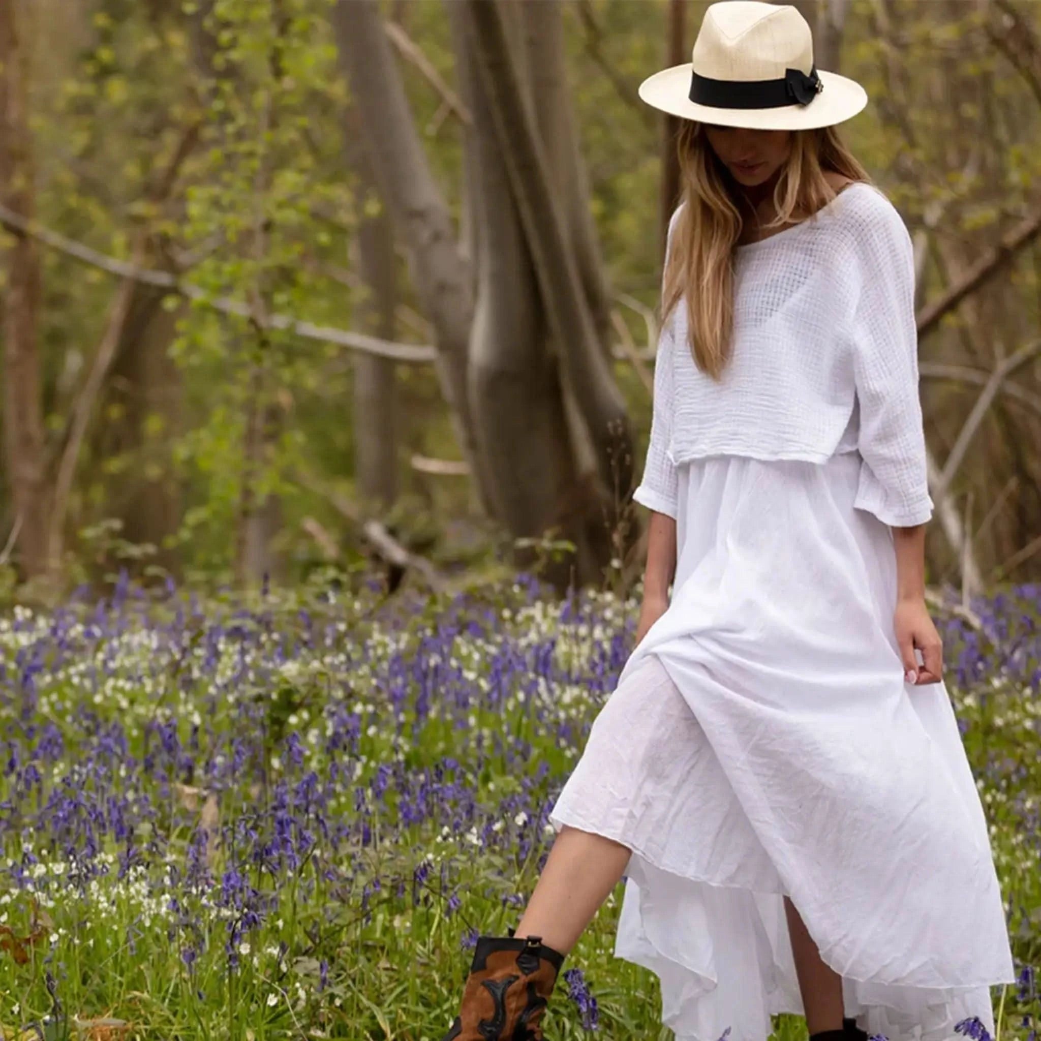 Layered White Dress - Welligogs