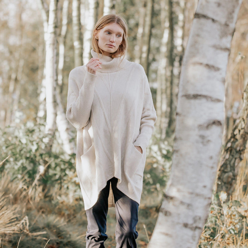 Cable Knit Oat Jumper - Welligogs