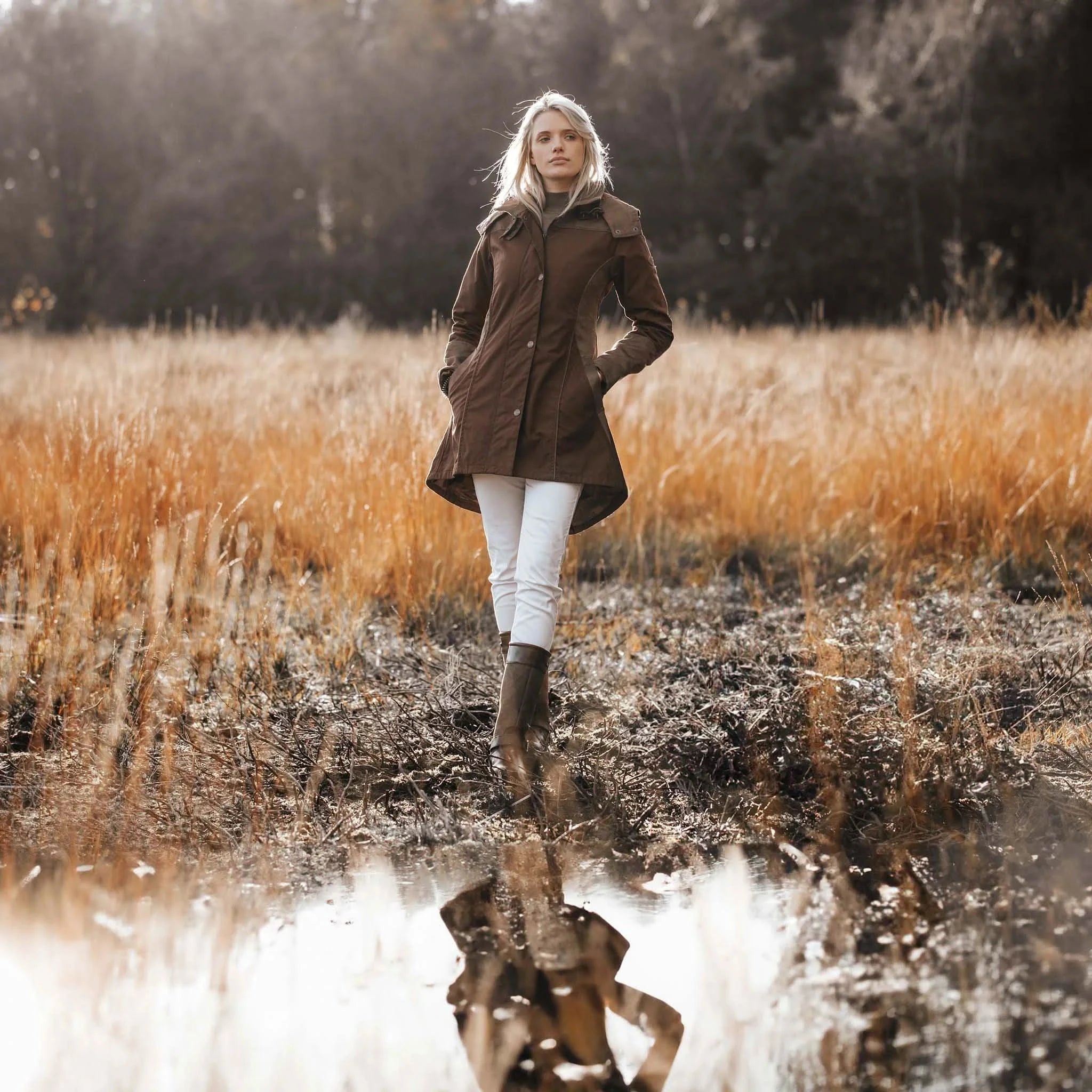 Odette Oak Waterproof Coat - Welligogs