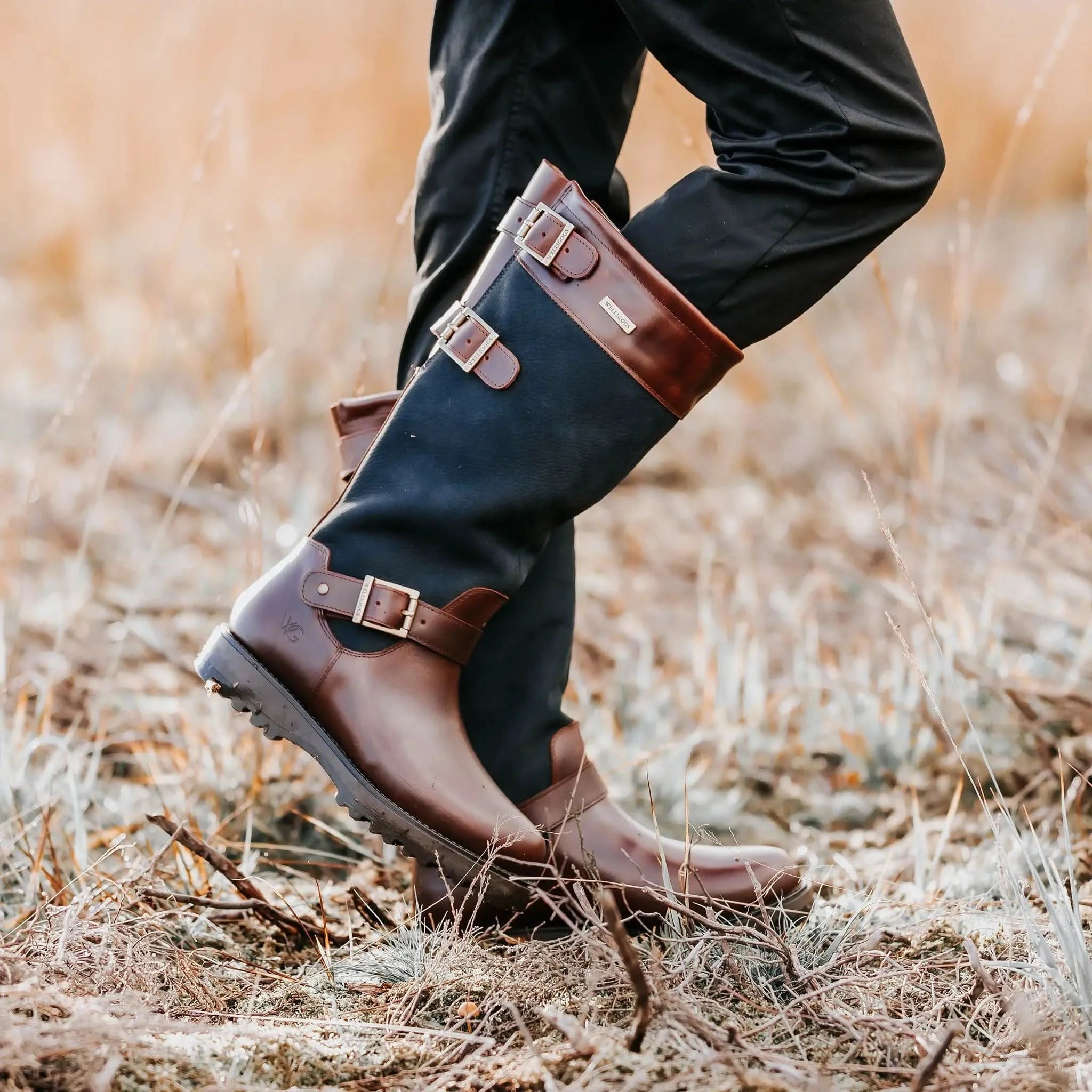 Ranger Navy (Extra Fit) Waterproof Boots - Welligogs