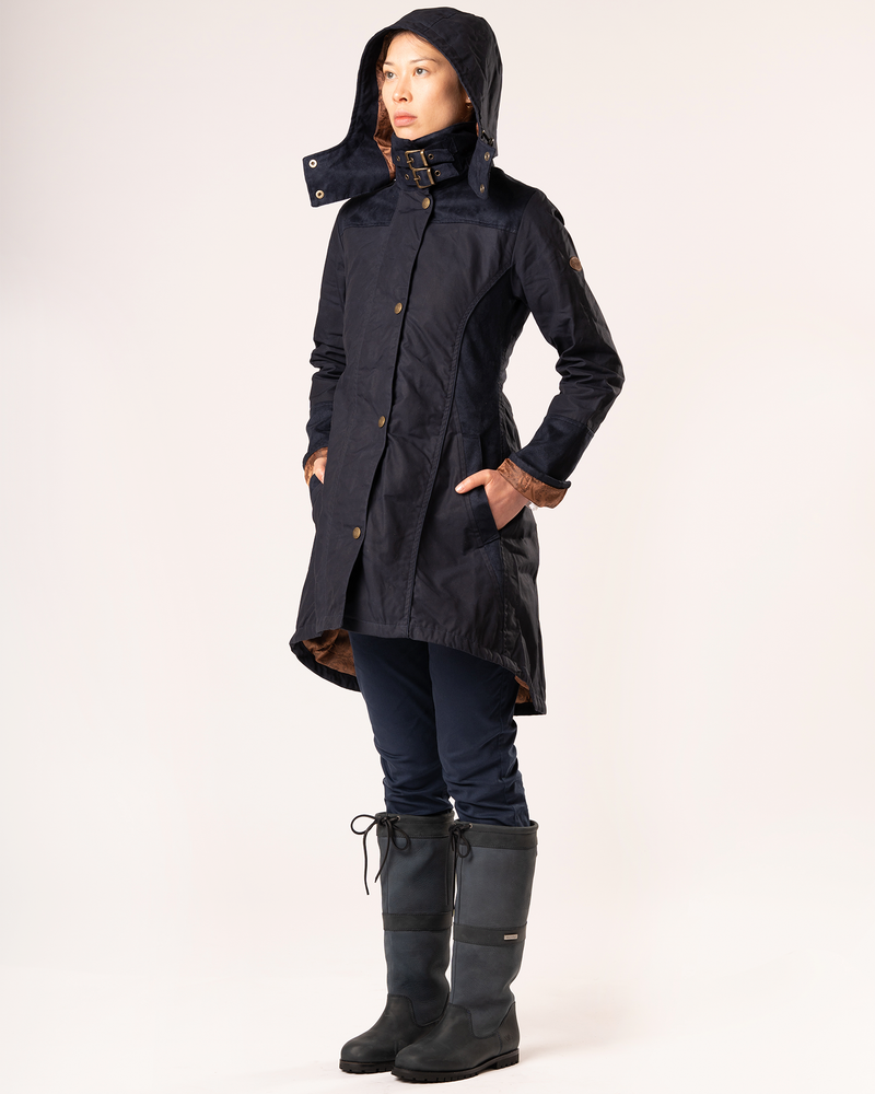 Shop Perdita Navy Waterproof Coat I Welligogs