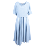 Layered Cornflower Blue Dress - Welligogs