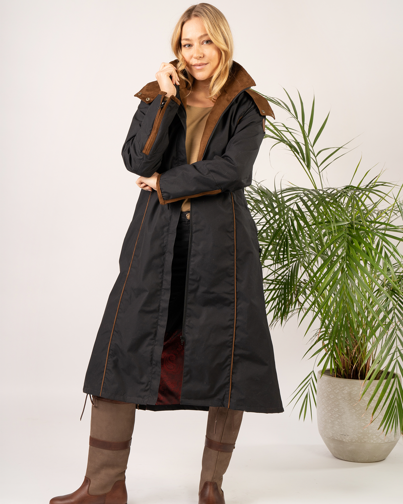 Extra long 2025 waterproof coat