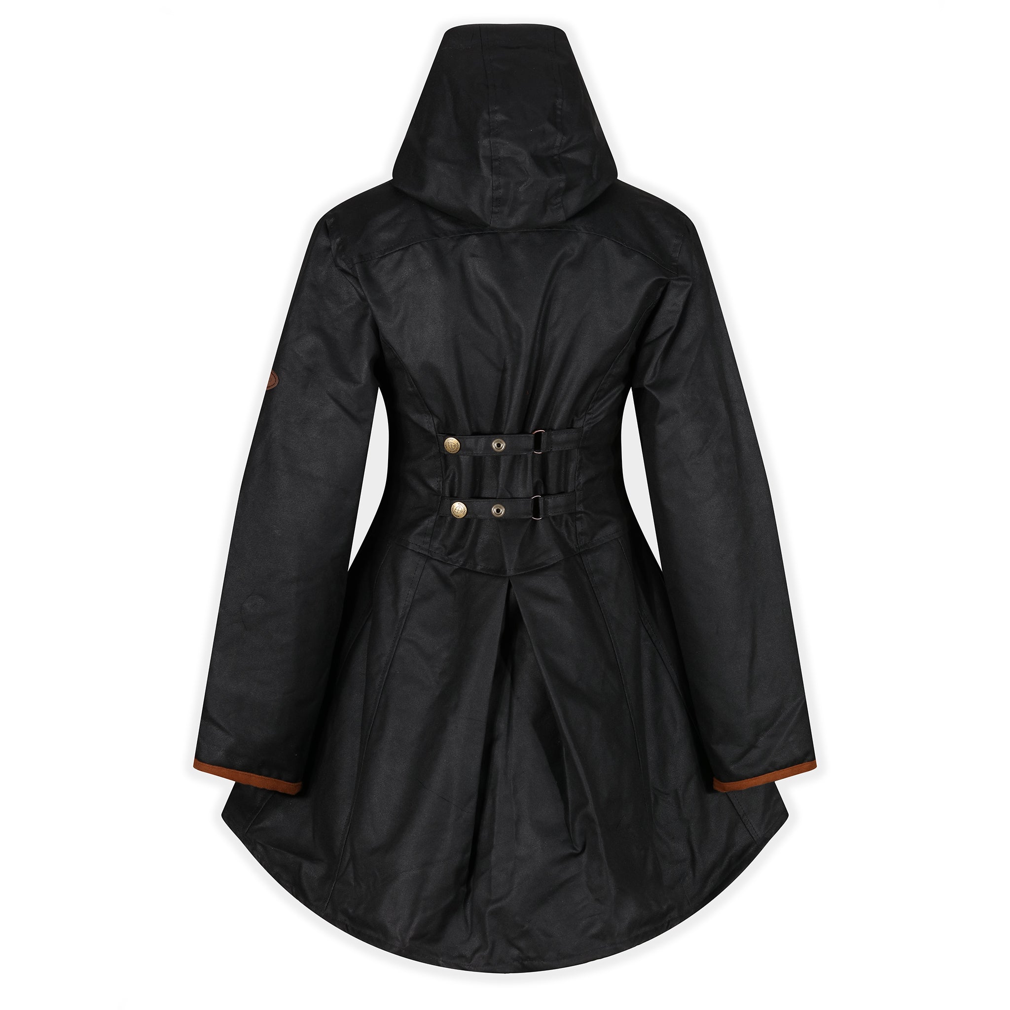 Shop Black/Tan Louise Wax Coat I Welligogs