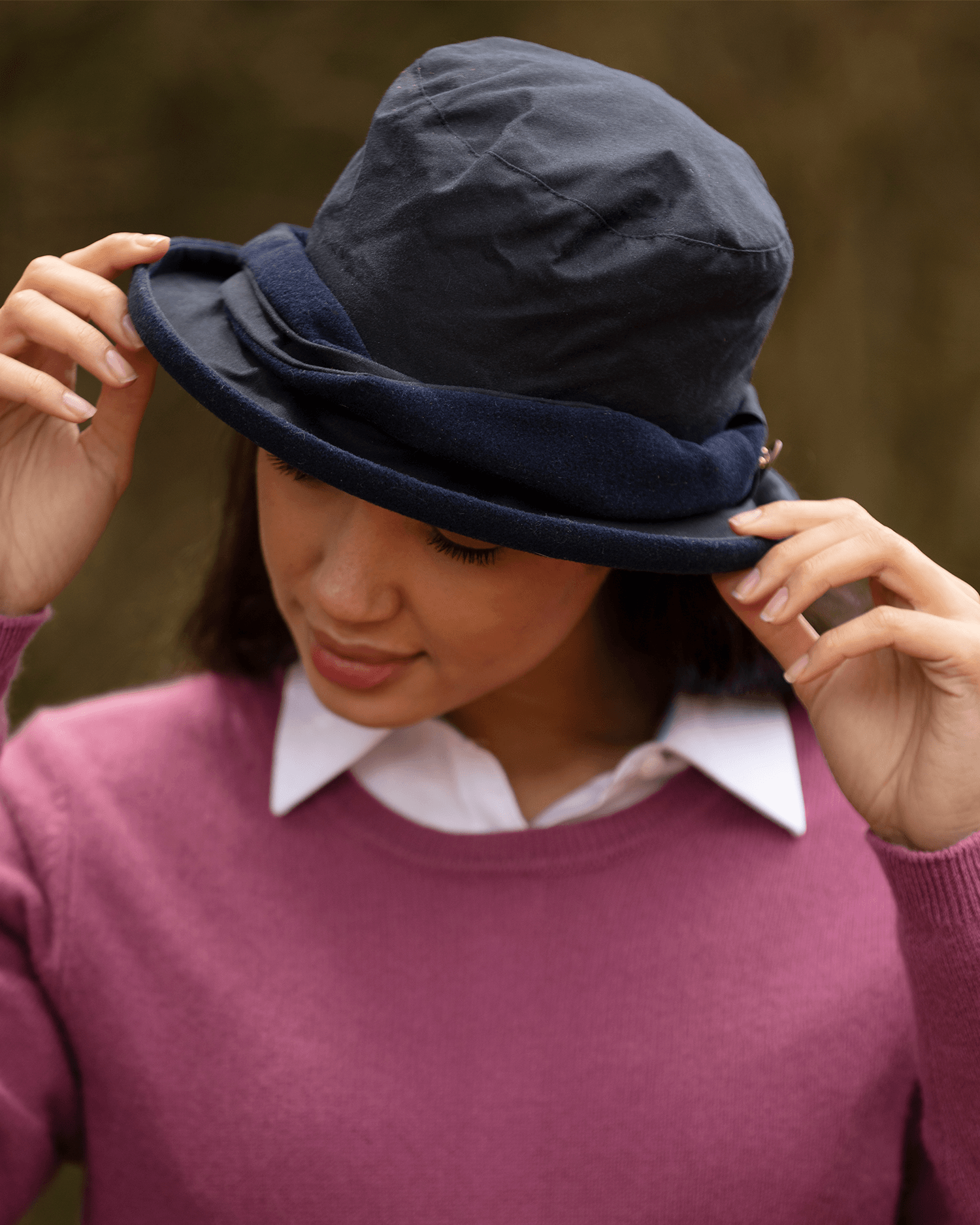 Navy Wax Twist Hat - Welligogs