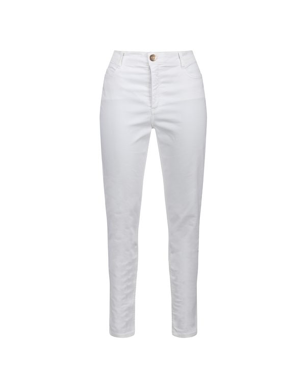 Icon White High Waisted Jeans - Welligogs