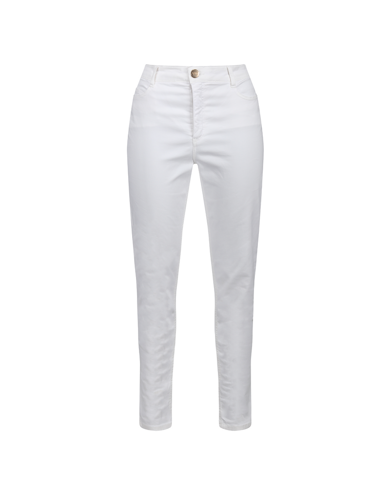 Icon White High Waisted Jeans - Welligogs