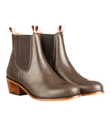 Chelsea Mahogany Leather Boots - Welligogs