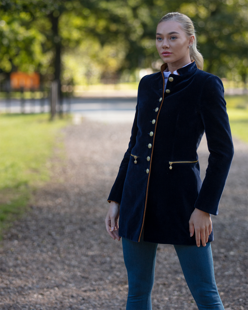 Velvet sales pea coat