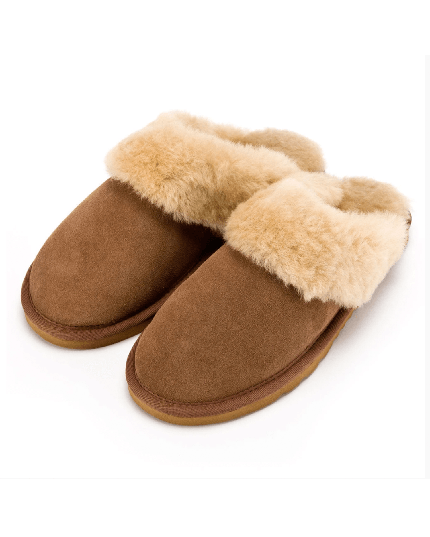 Sheepskin Slippers Chestnut - Welligogs