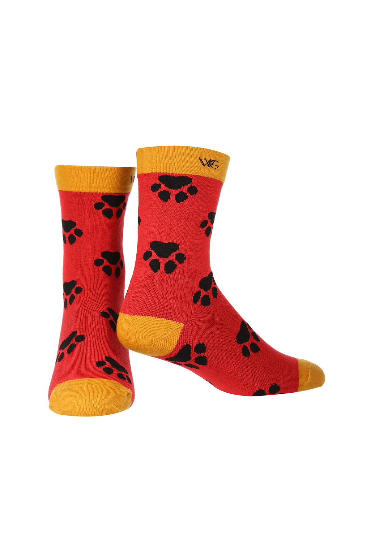 Ladies Bamboo Paw Print Socks  (Buy 3 for £16.50) - Welligogs